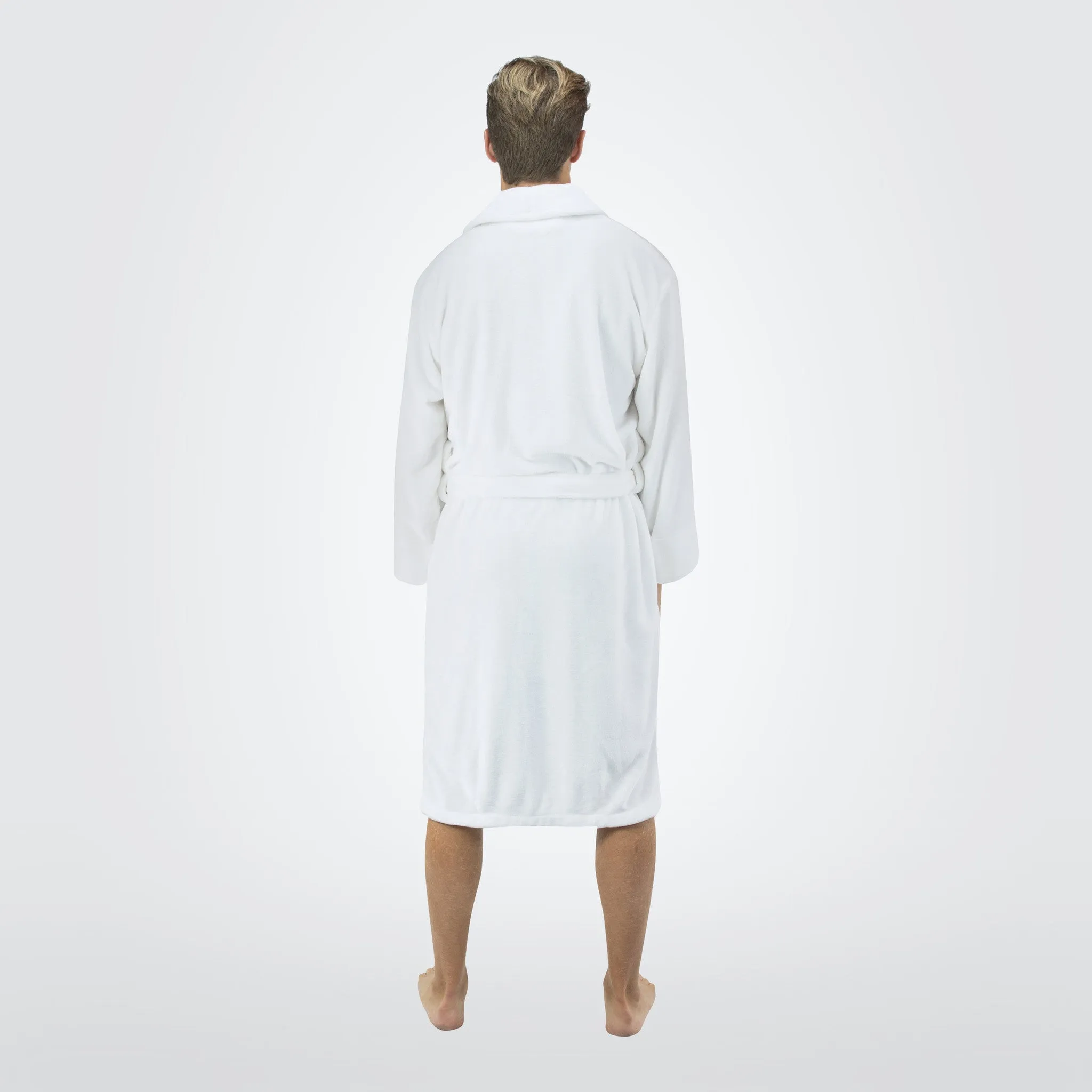 Men's Tahoe Shawl Collar Microfleece Bathrobe
