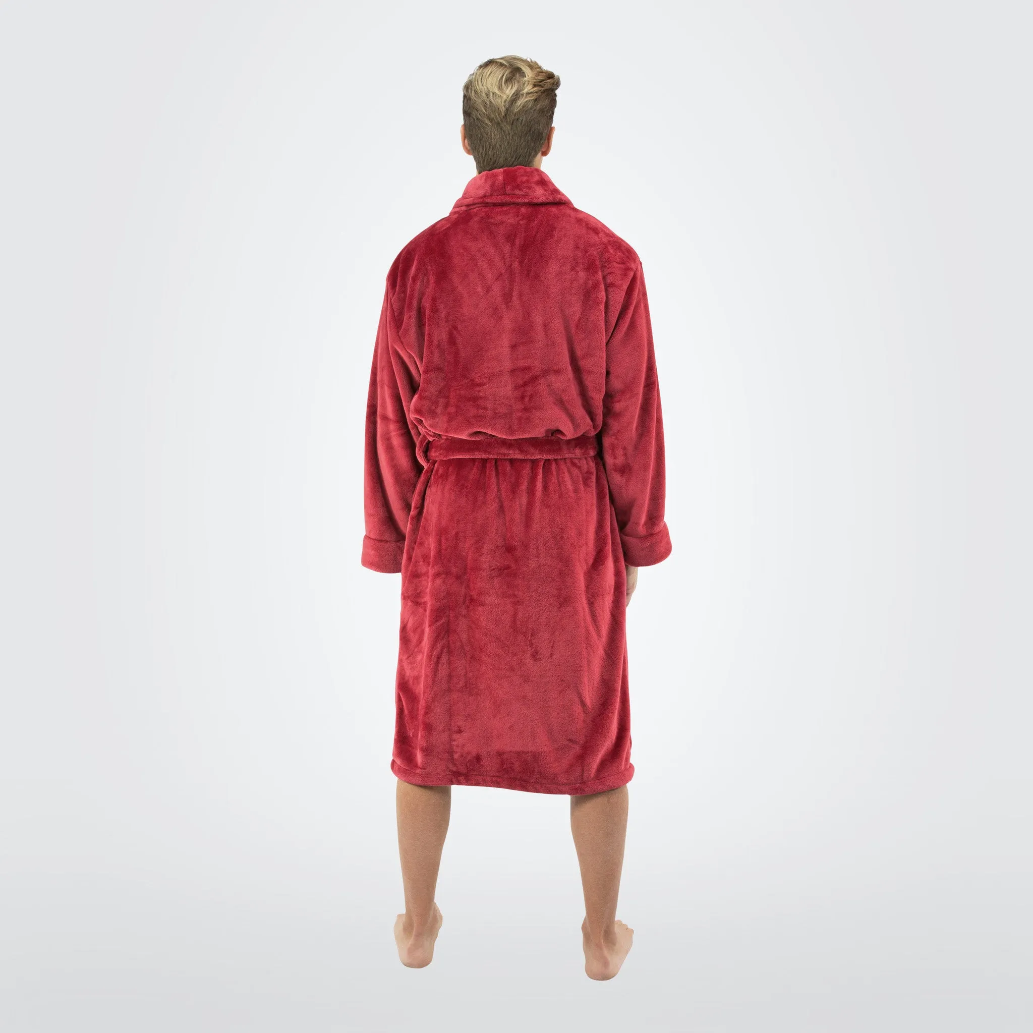 Men's Tahoe Shawl Collar Microfleece Bathrobe