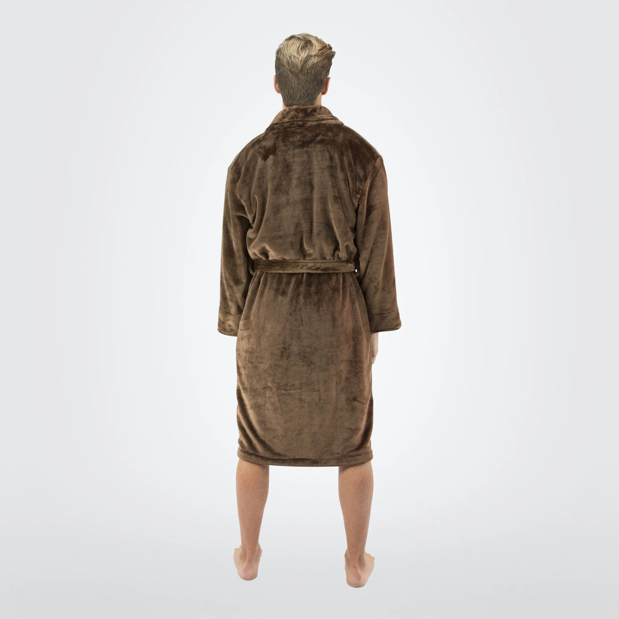 Men's Tahoe Shawl Collar Microfleece Bathrobe