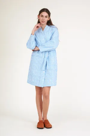 Nora Short Robe - All aboard / birch