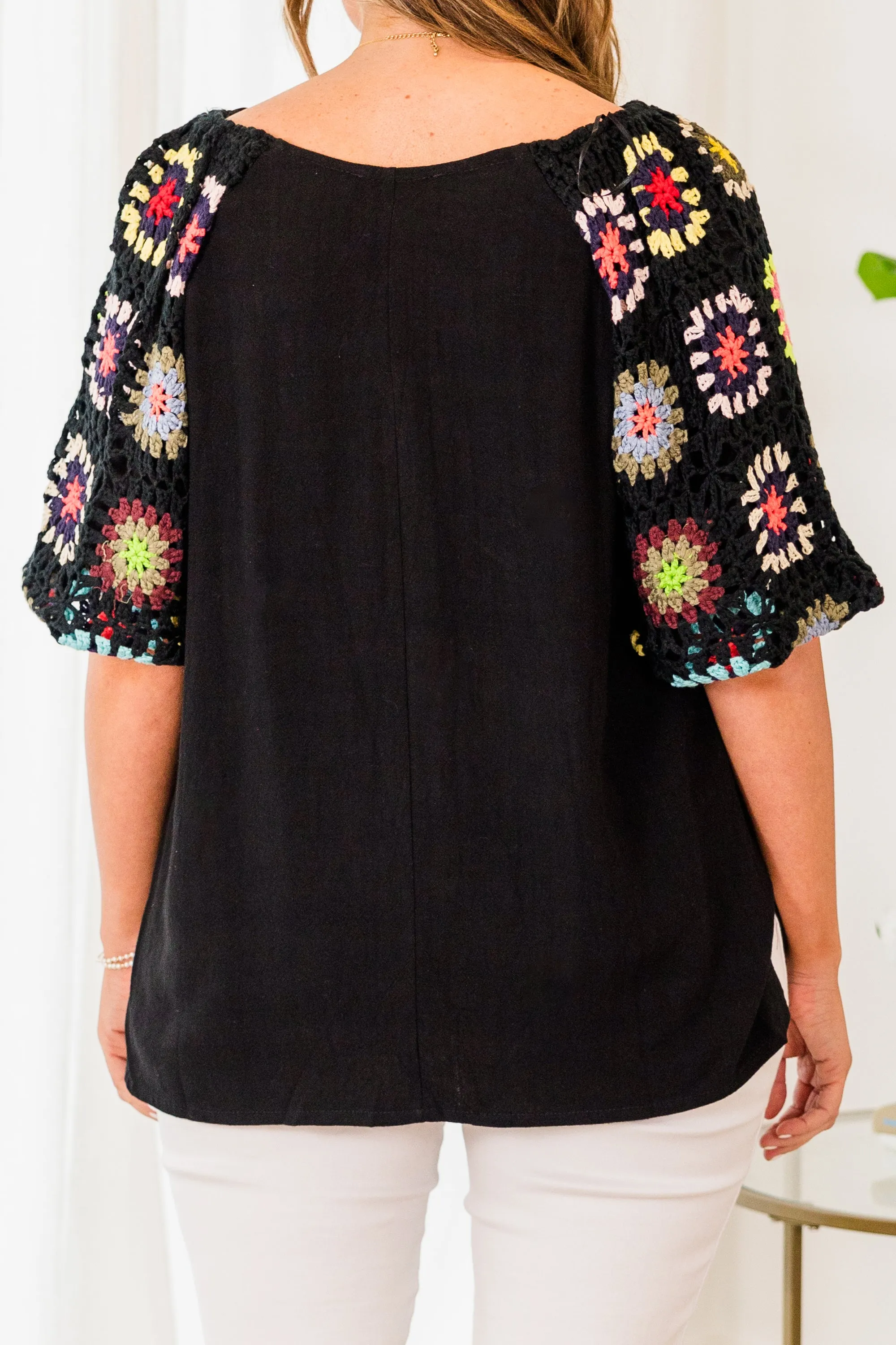 Peace Is All Mine Top, Black