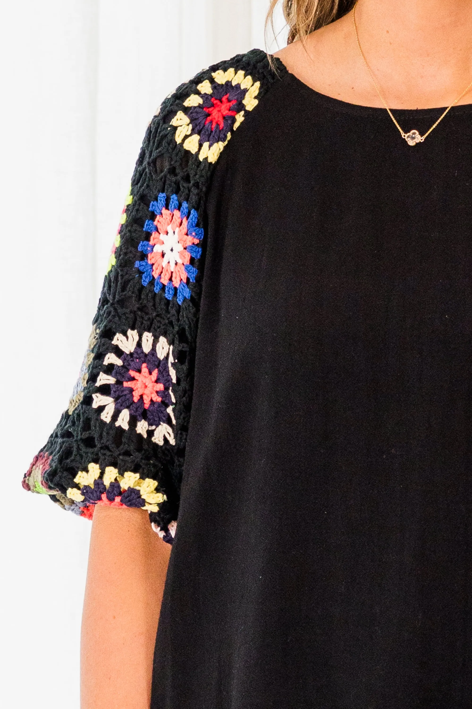 Peace Is All Mine Top, Black