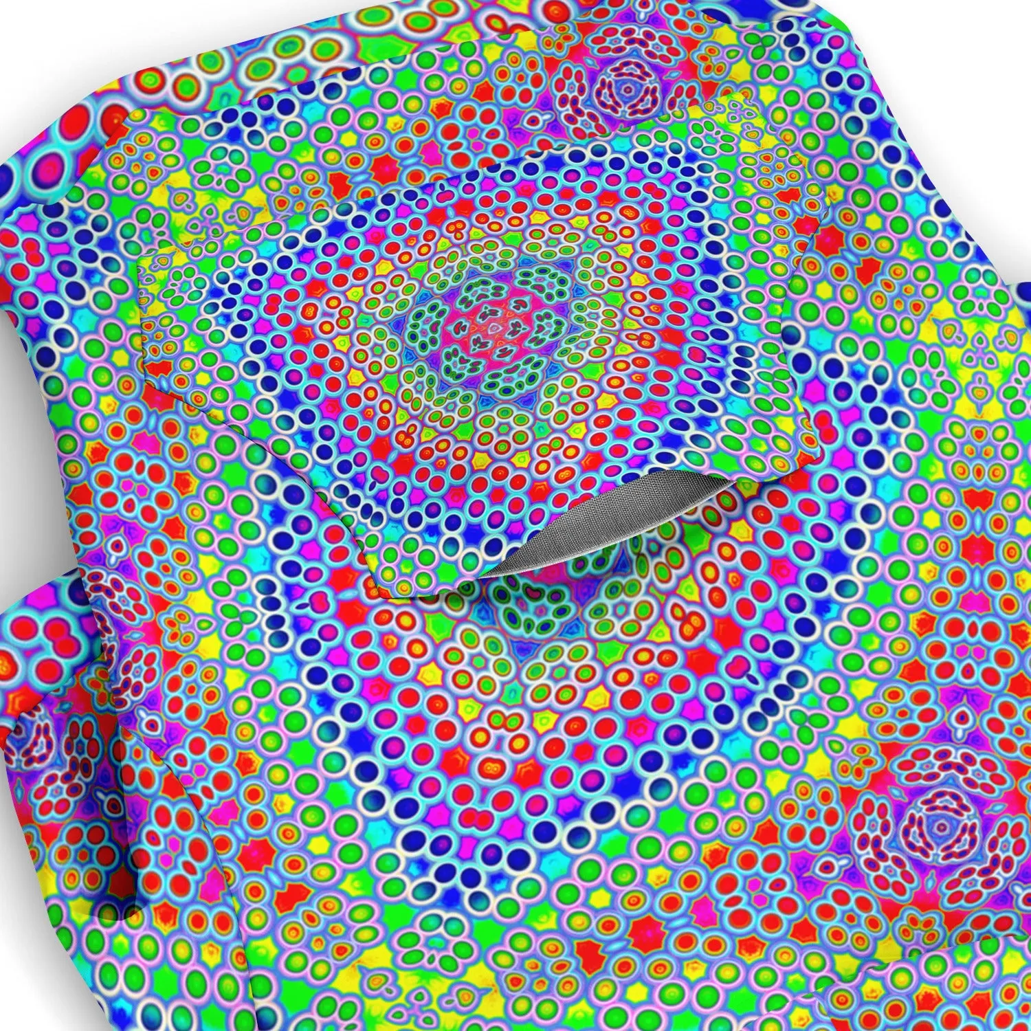 PSY DOTS Fashion Dog Zip-Up Hoodie - Psychedelic Pour House