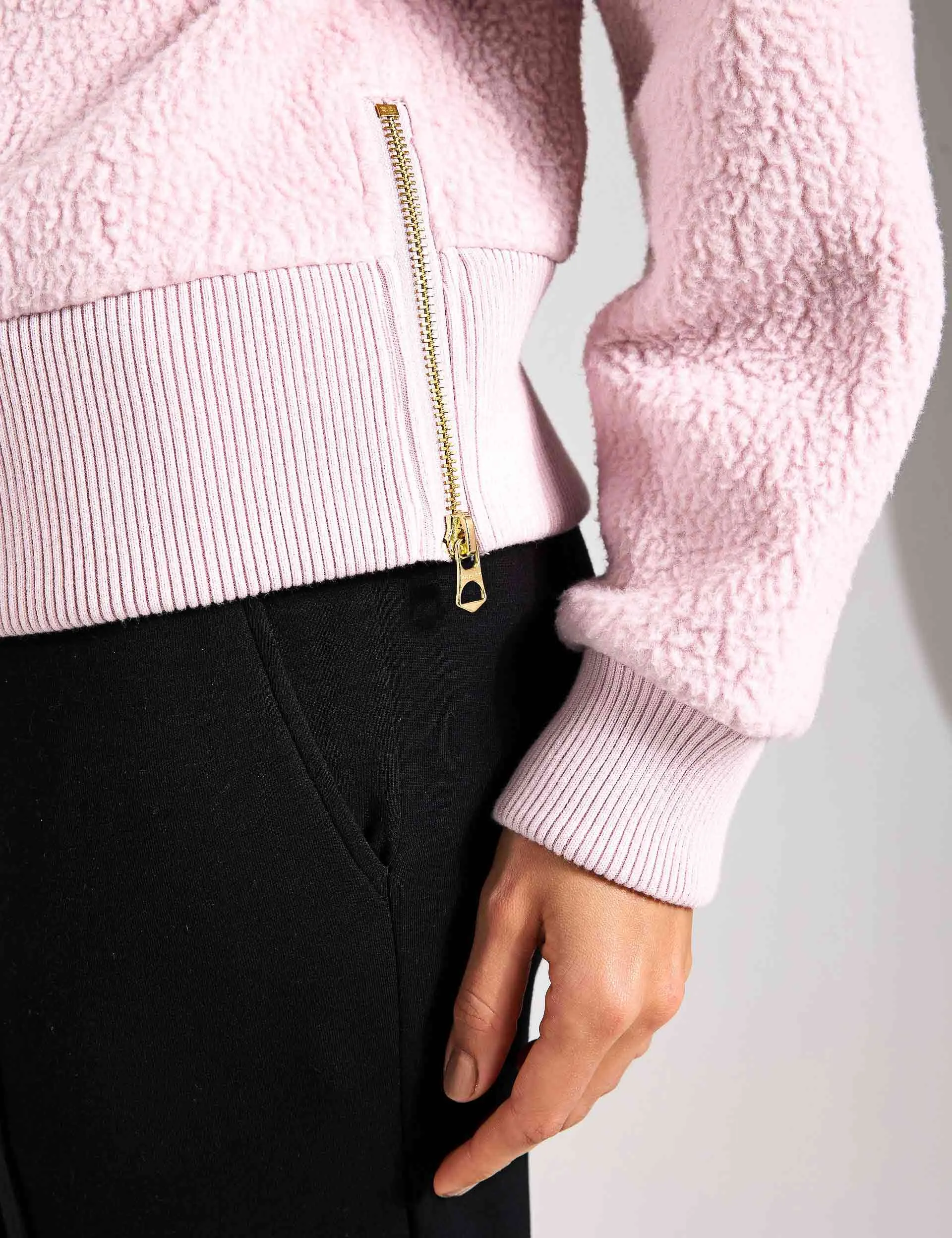 Roselle Half-Zip Fleece - Burnished Lilac
