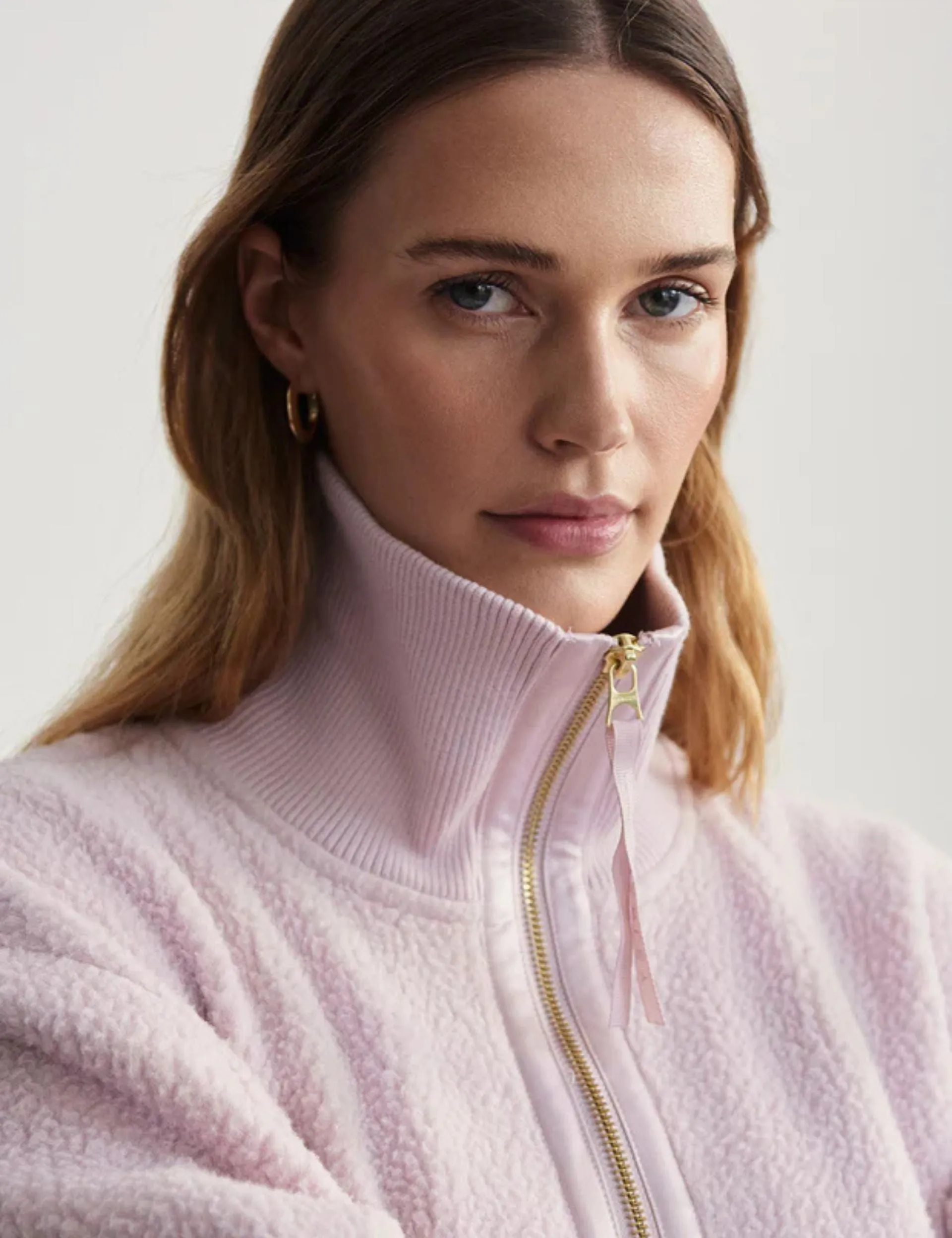 Roselle Half-Zip Fleece - Burnished Lilac