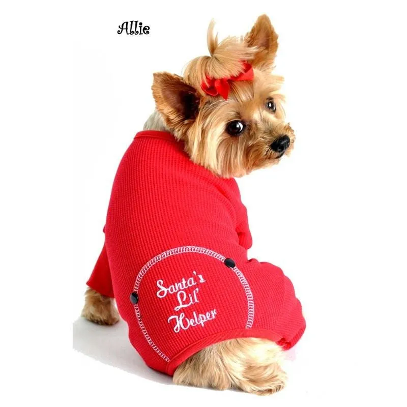 Santa's Lil' Helper Dog Pajamas