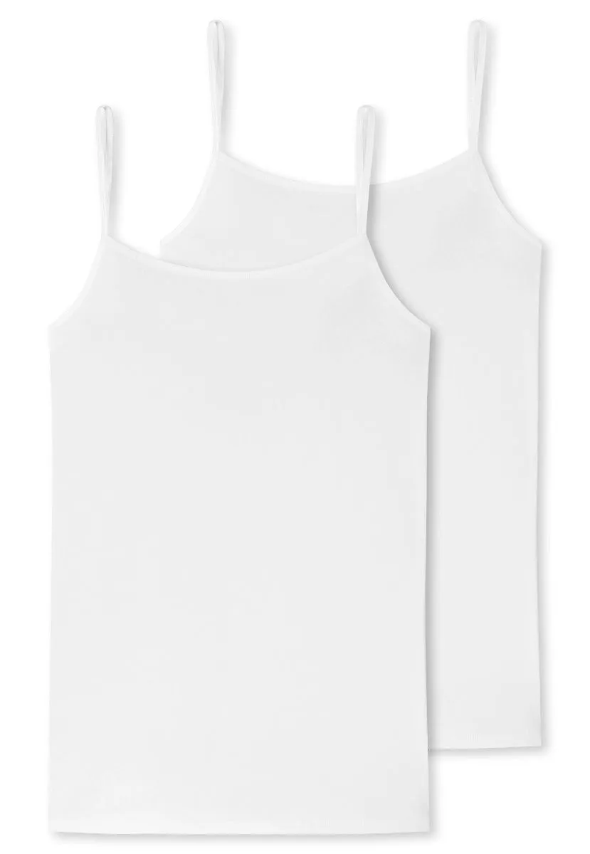 Schiesser -Organic Cotton - Spaghetti Top 2 Pack