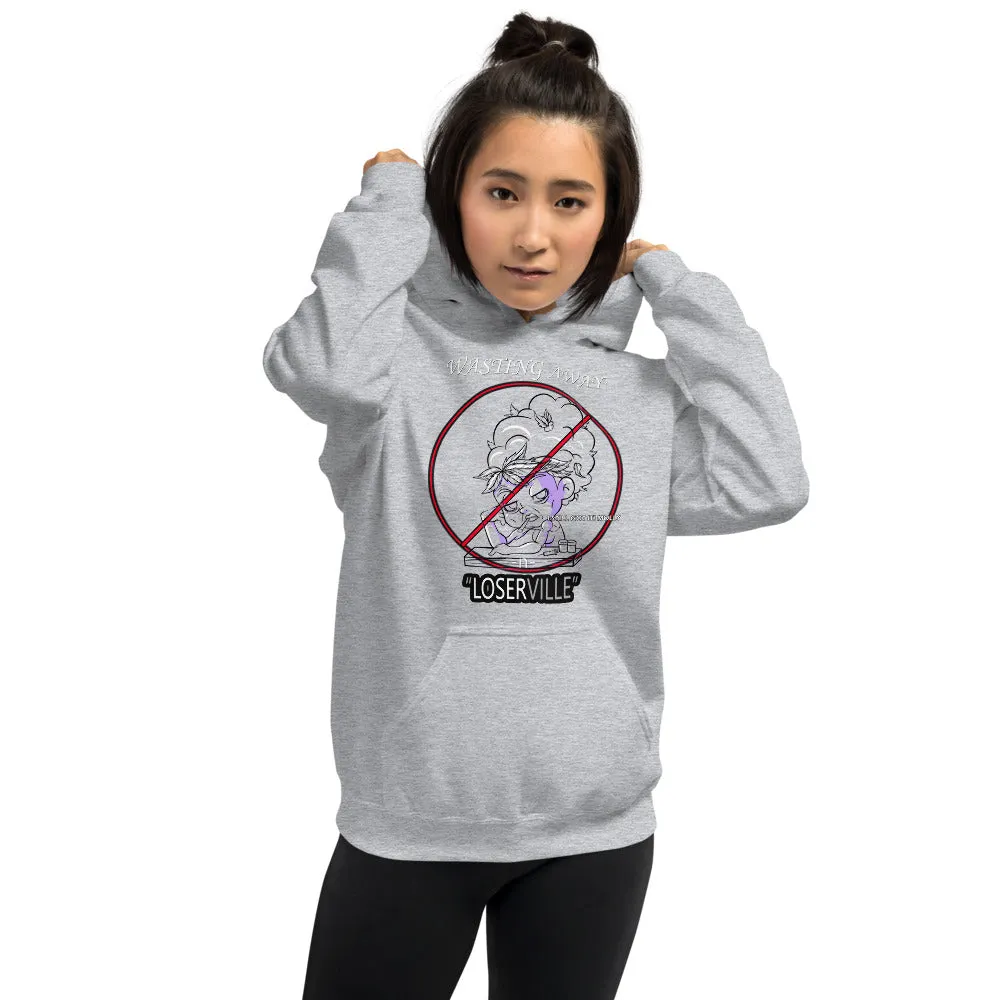 SEXE KUSH LOSER HEAD bw Unisex Hoodie