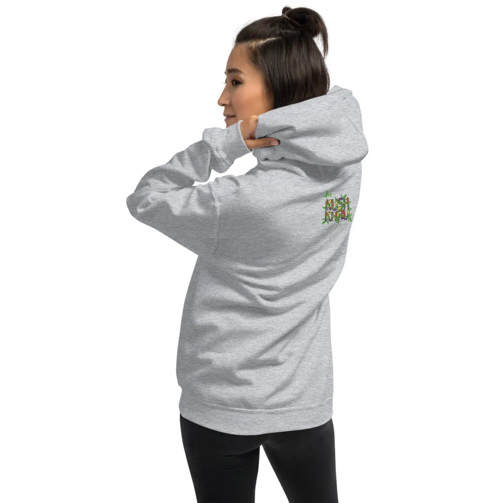 SEXE KUSH LOSER HEAD bw Unisex Hoodie