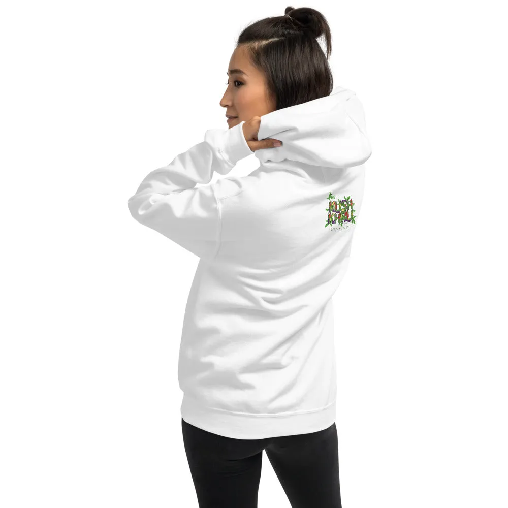 SEXE KUSH LOSER HEAD bw Unisex Hoodie