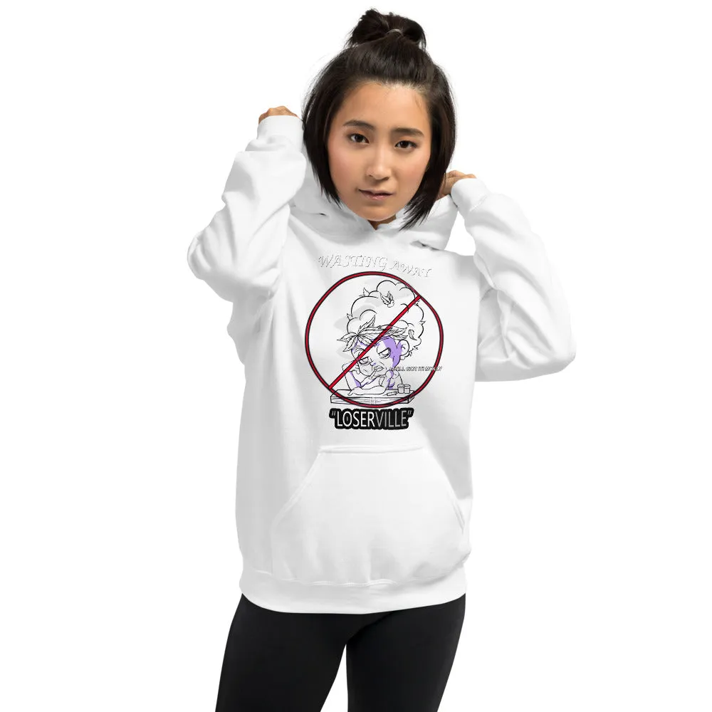 SEXE KUSH LOSER HEAD bw Unisex Hoodie