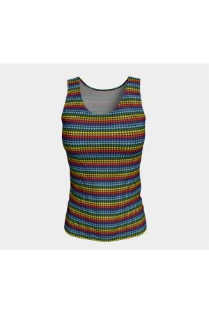 Spectral Corduroy Fitted Tank Top