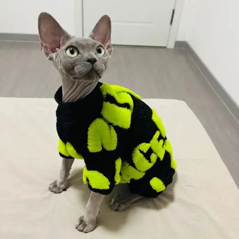 Sphinx Hairless Cat Winter Fur Sweater | Warm Universal German Pet Clothing