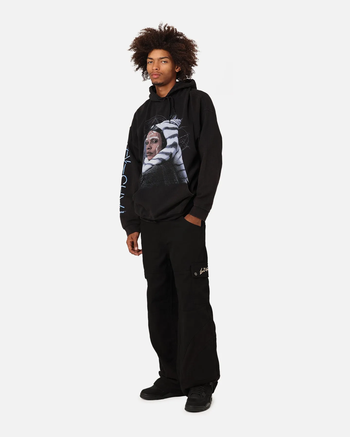 Star Wars Ahsoka Hoodie Black Wash