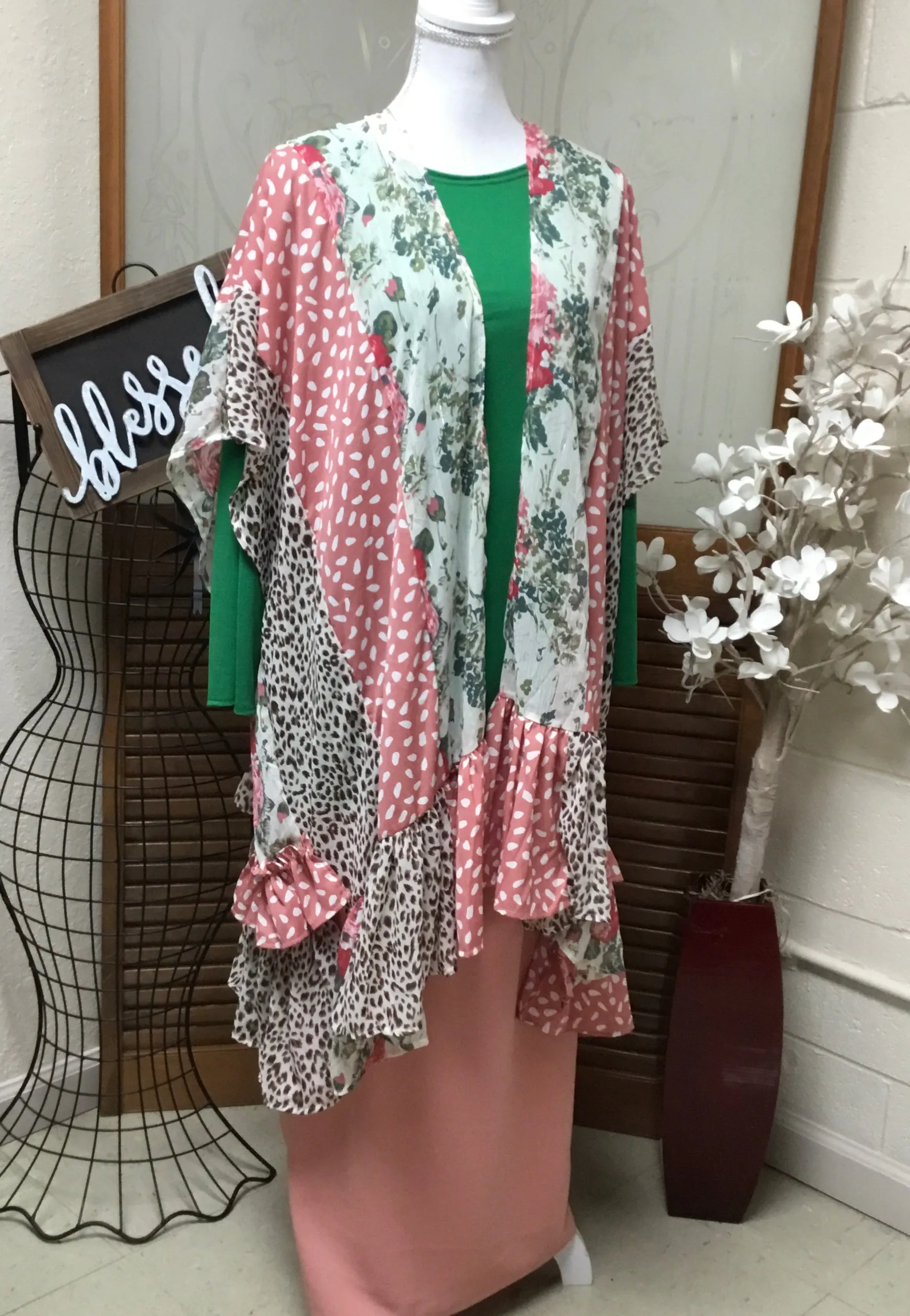 Summer Green ITY Layering Top