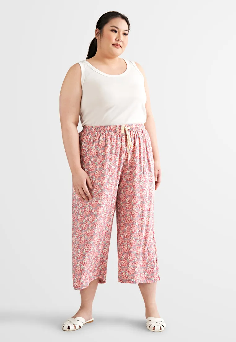 Thamara Cotton Rayon 3/4 Lounge Pants