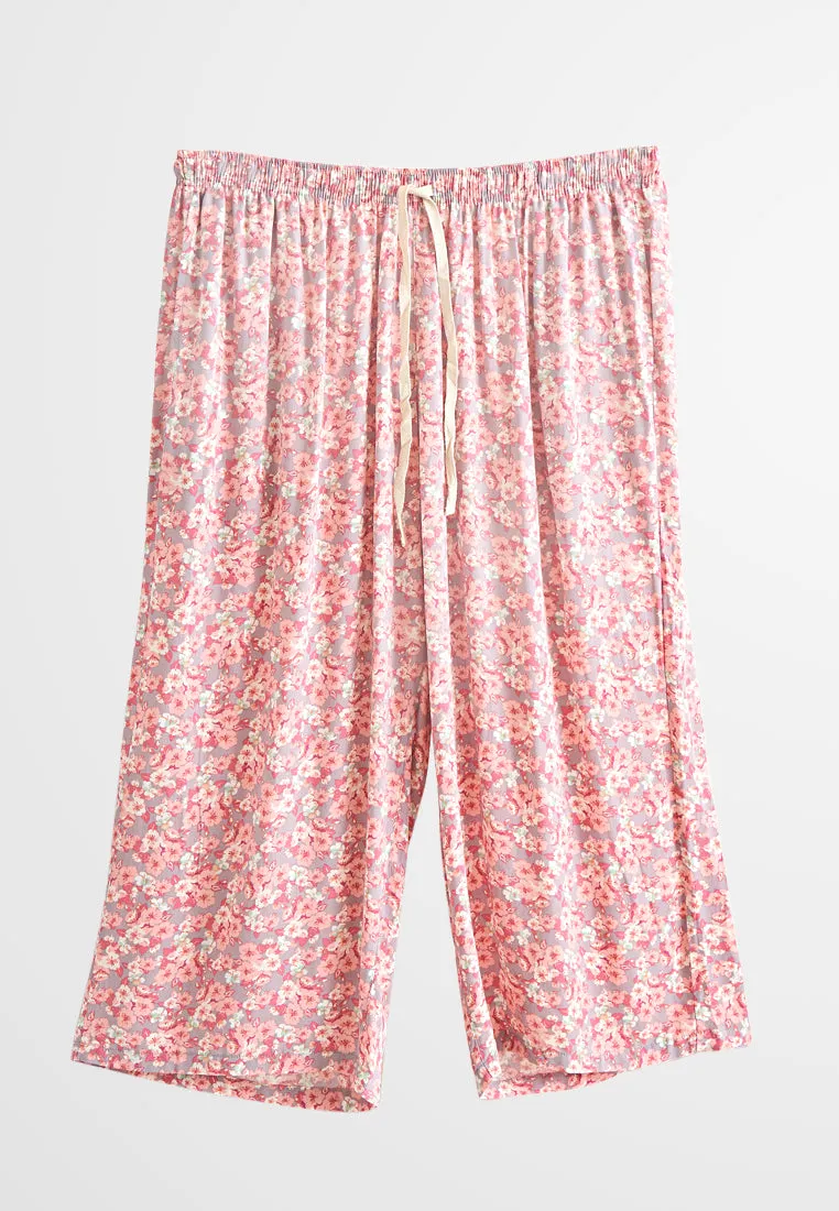 Thamara Cotton Rayon 3/4 Lounge Pants
