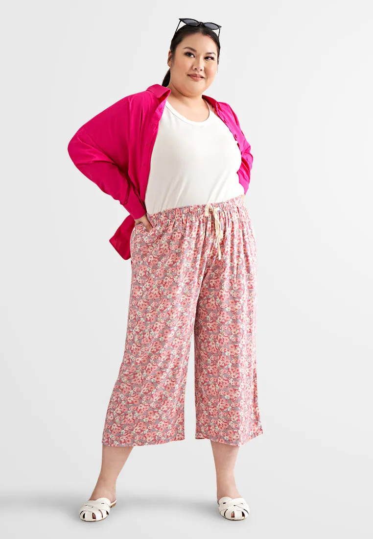 Thamara Cotton Rayon 3/4 Lounge Pants