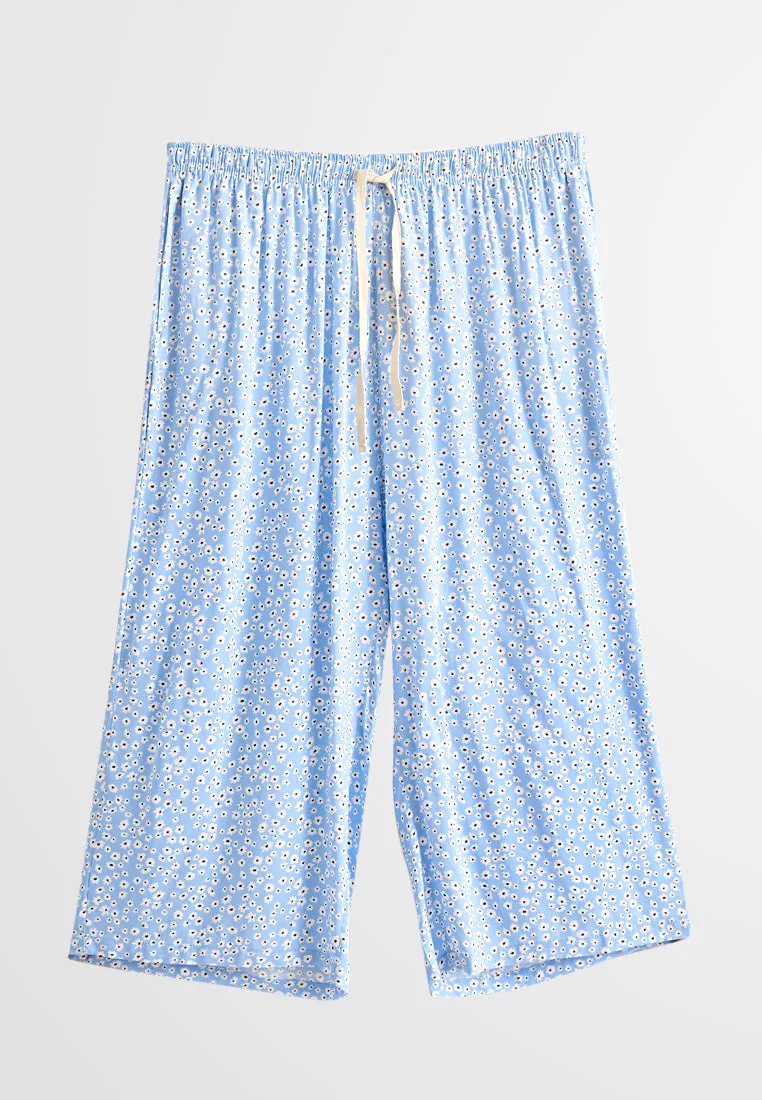 Thamara Cotton Rayon 3/4 Lounge Pants