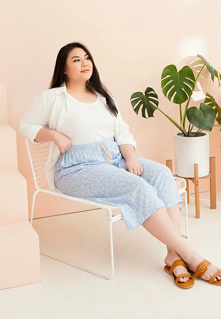 Thamara Cotton Rayon 3/4 Lounge Pants
