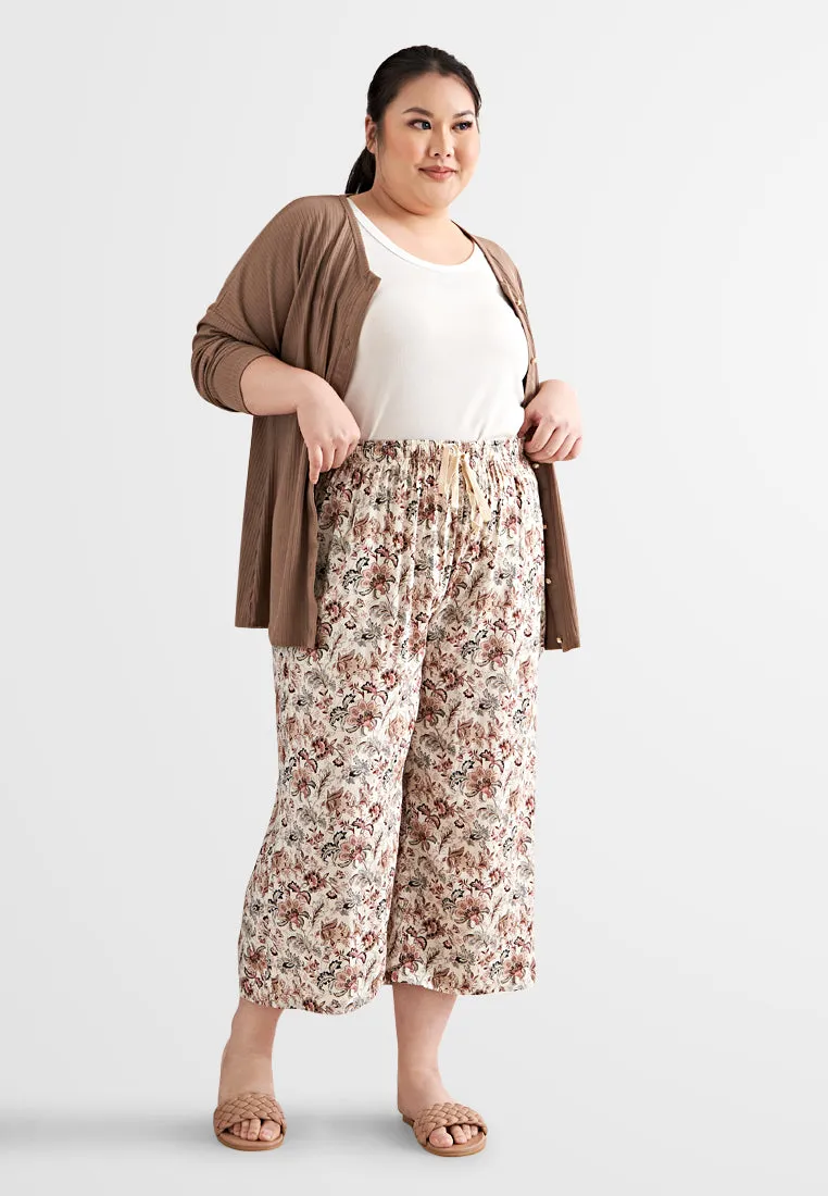 Thamara Cotton Rayon 3/4 Lounge Pants