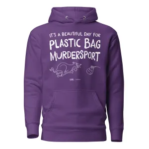 unisex hoodie: plastic bag murdersport (sighthound version)