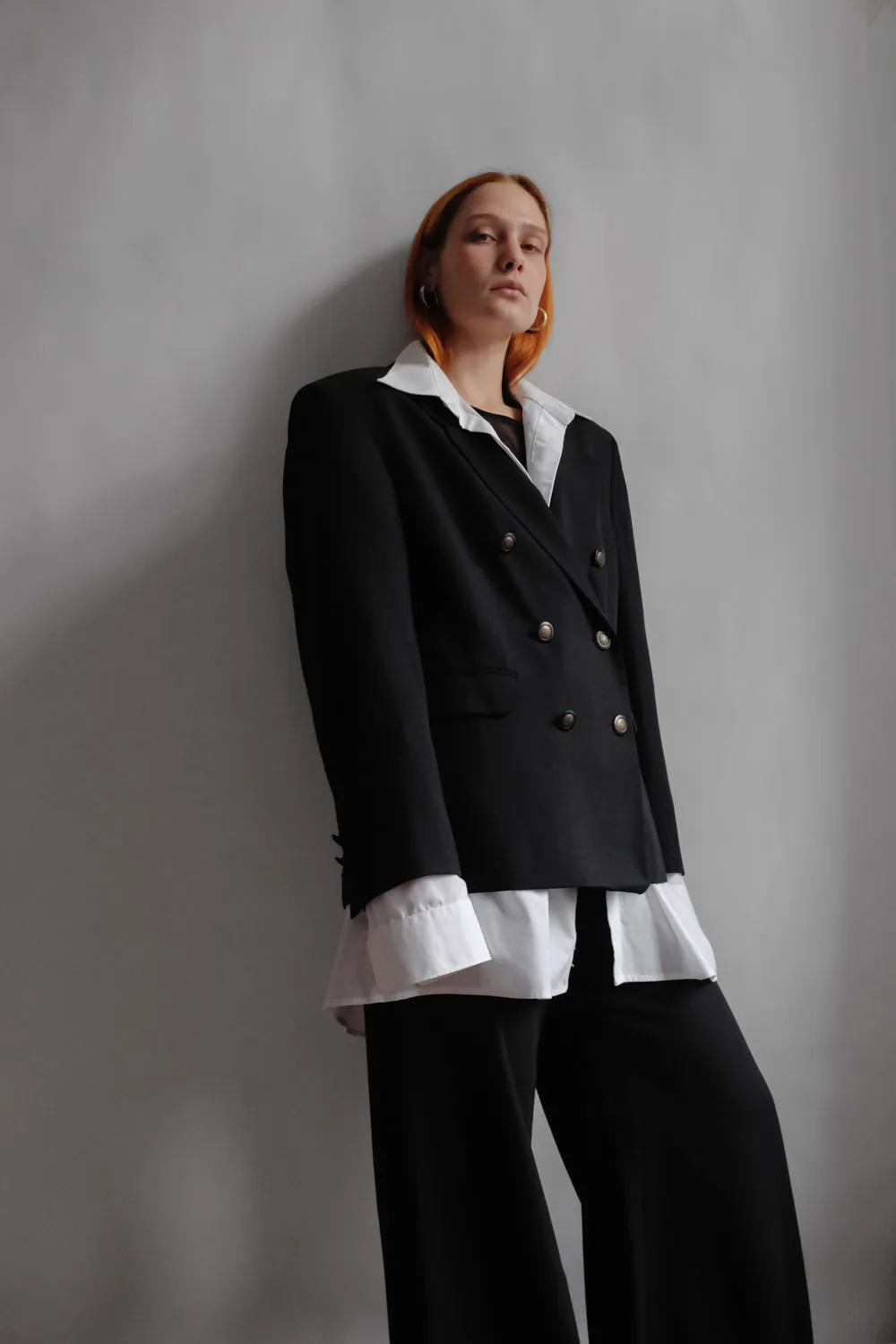 WHITE BASIC OVERSIZE SHIRT