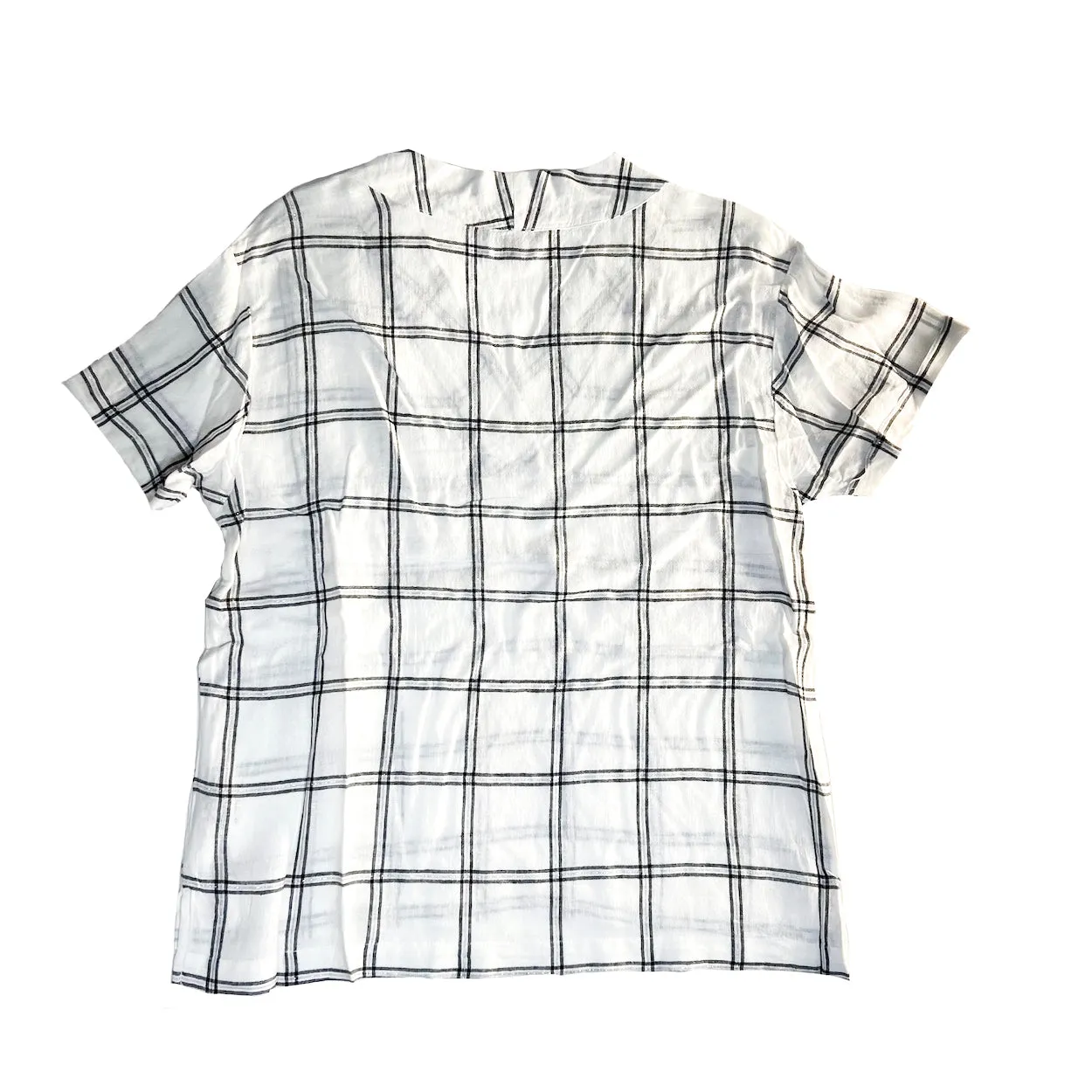 Women's Soft Collared Shirt V Neck Short Sleeve Great Gift