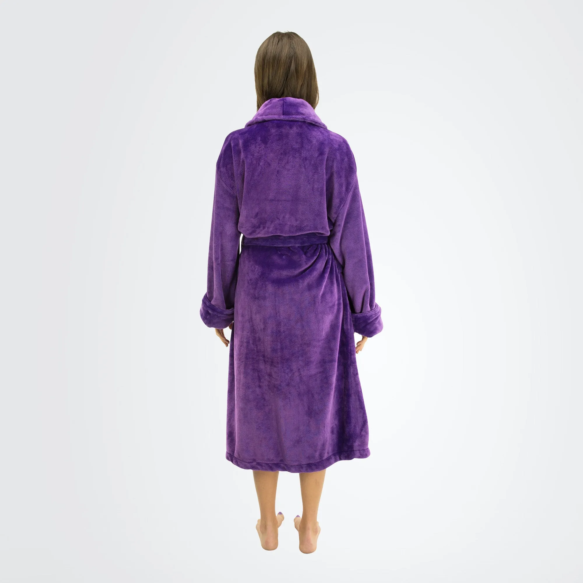 Women's Tahoe Shawl Collar Microfleece Bathrobe