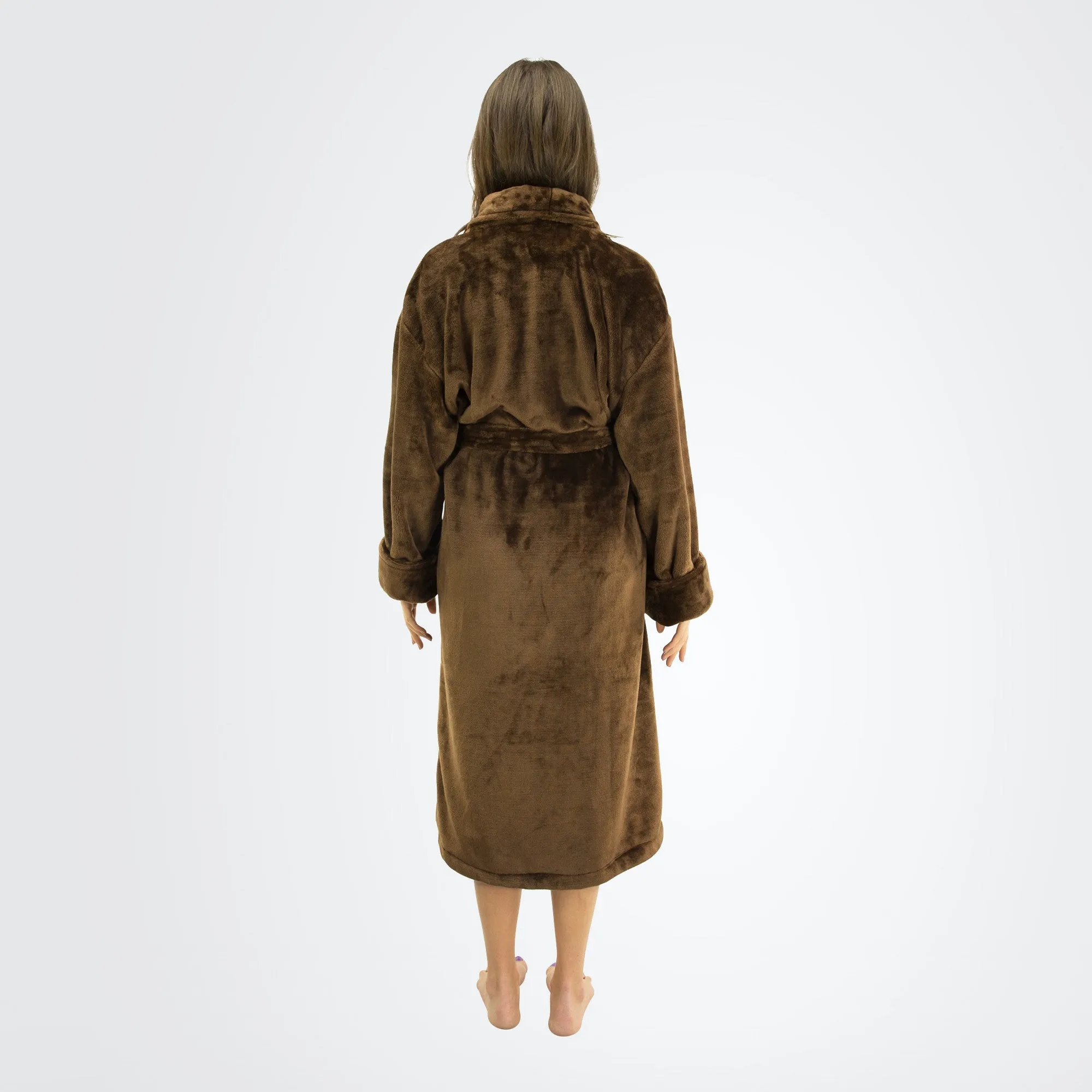 Women's Tahoe Shawl Collar Microfleece Bathrobe