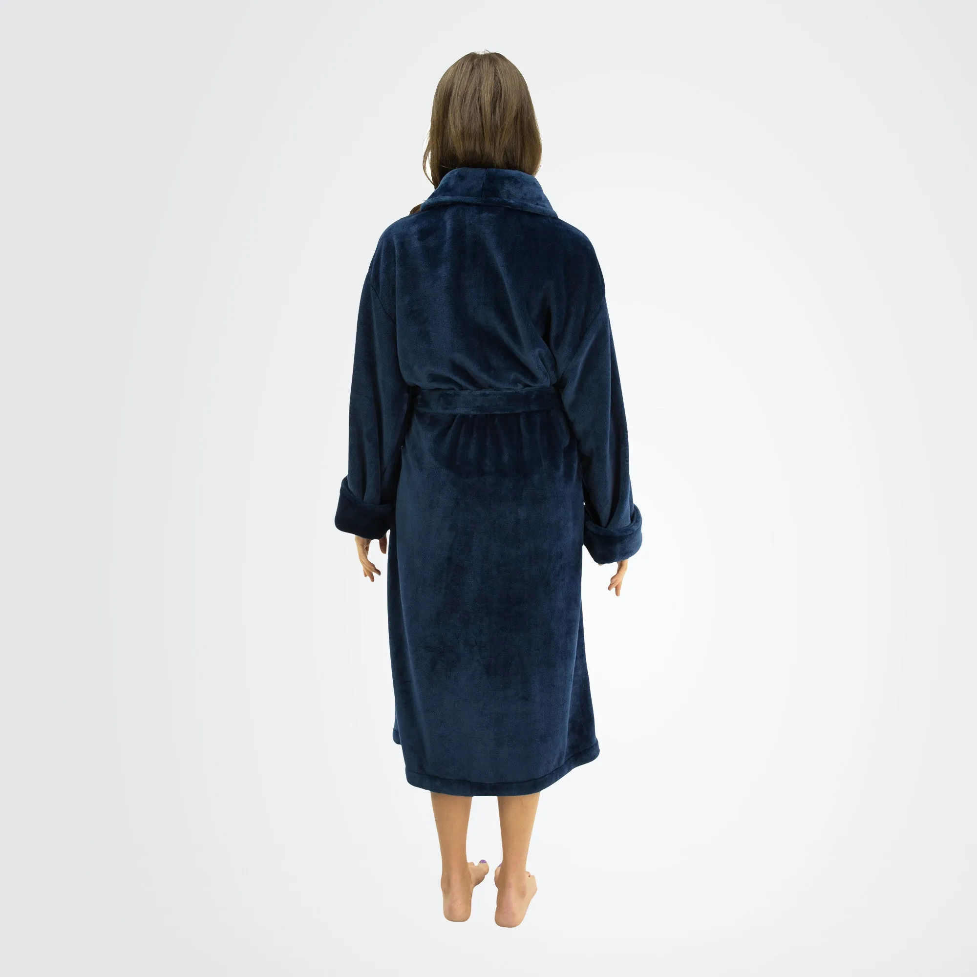 Women's Tahoe Shawl Collar Microfleece Bathrobe