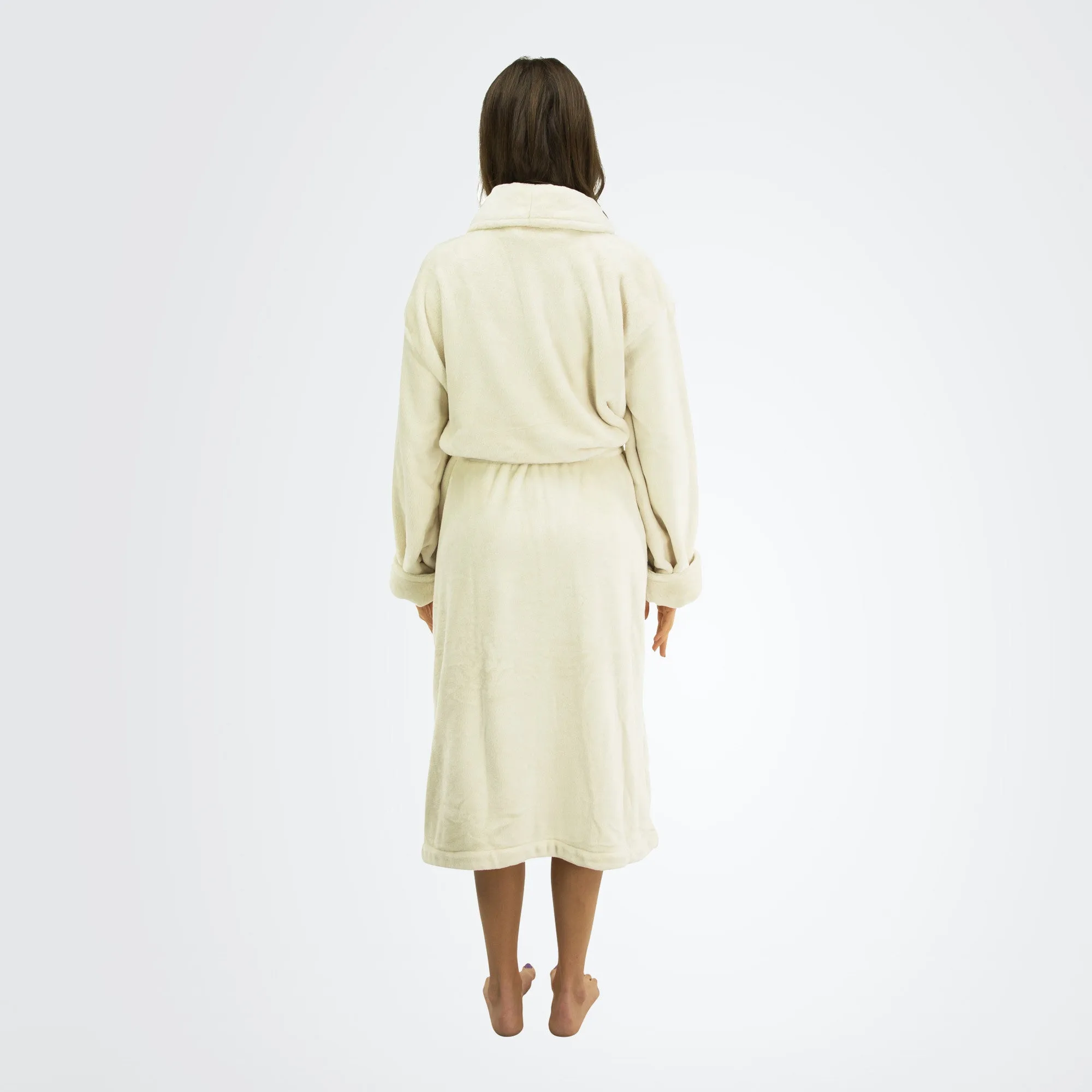 Women's Tahoe Shawl Collar Microfleece Bathrobe