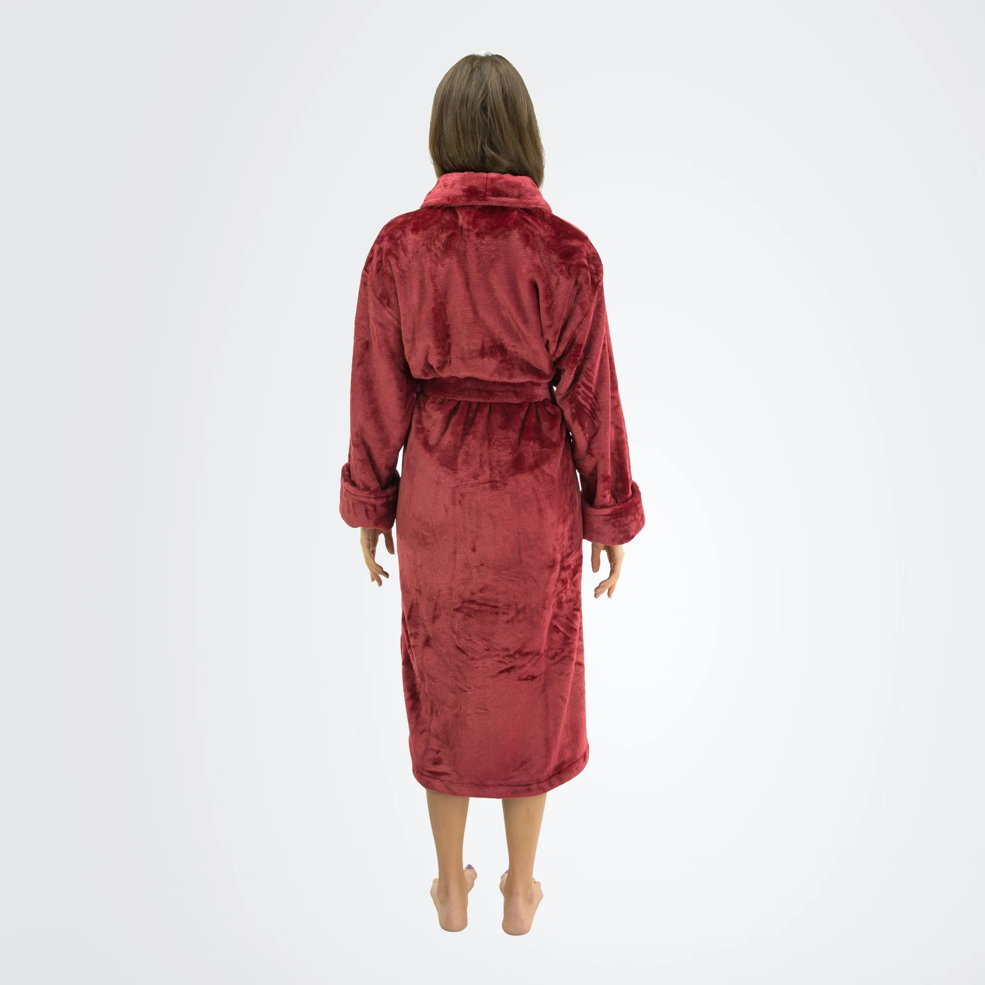 Women's Tahoe Shawl Collar Microfleece Bathrobe